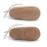 cloudy grey nordic boot side Pretty Brave baby shoes