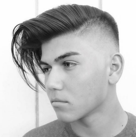 mens hair styles 2017 undercut side swept