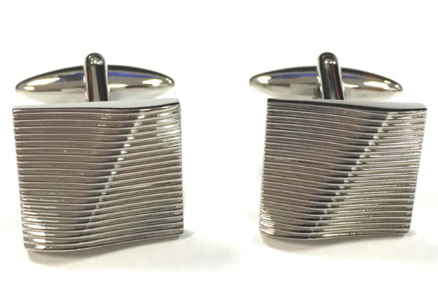 groomsmen gift textured cufflinks