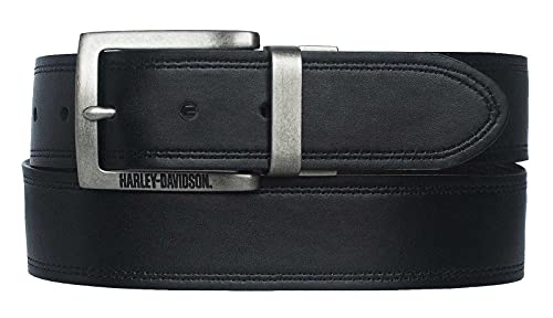 Harley-Davidson Traditional Reversible Leather Belt - Black/ – HARLEY PARAGUAY