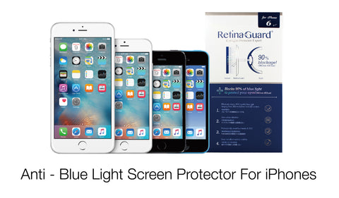 Anti - Blue Light Screen Protector For iPhones