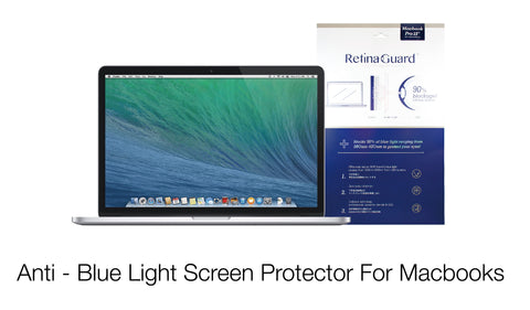 Anti - Blue Light Screen Protector For Macbooks