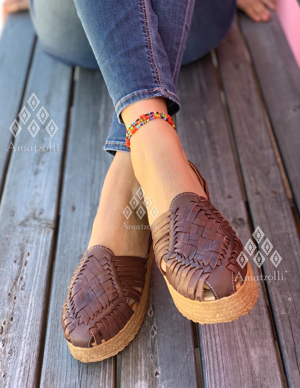 Sandalias Mexicanas de modelo Bacalar – Amatzolli®