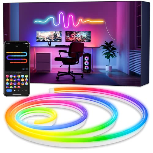 Neon LED Strip Light,Smart APP and Music Sync,Work with – Tech & Bling