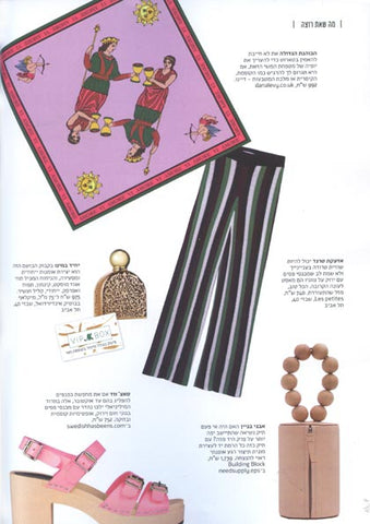 At Magazine featuring Dana Levy Amore The Lovers Tarocchi Tarot Silk Scarf 