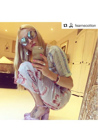 Fearne Cotton Wearing Dana Levy You Name It Personalised Name Bracelets Instagram