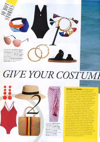 Grazia Magazine Featuring Multicolour Tassel Friendship Bracelet by Dana Levy