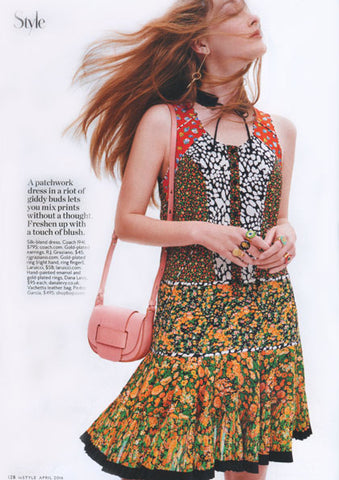 Dana Levy Enamel Hamsa Hand Rings in InStyle Magazine