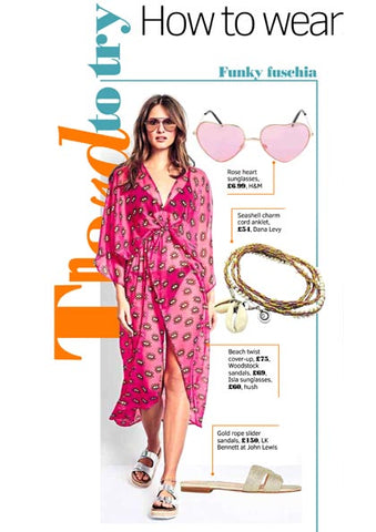 The Sunday Post Featuring Dana Levy's Seashell Charm Duo Lima Beaded Cord Anklet.