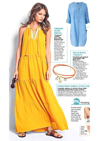 The Sunday Post featuring Dana Levy's Seashell Charm Duo Nautical Cord Anklet