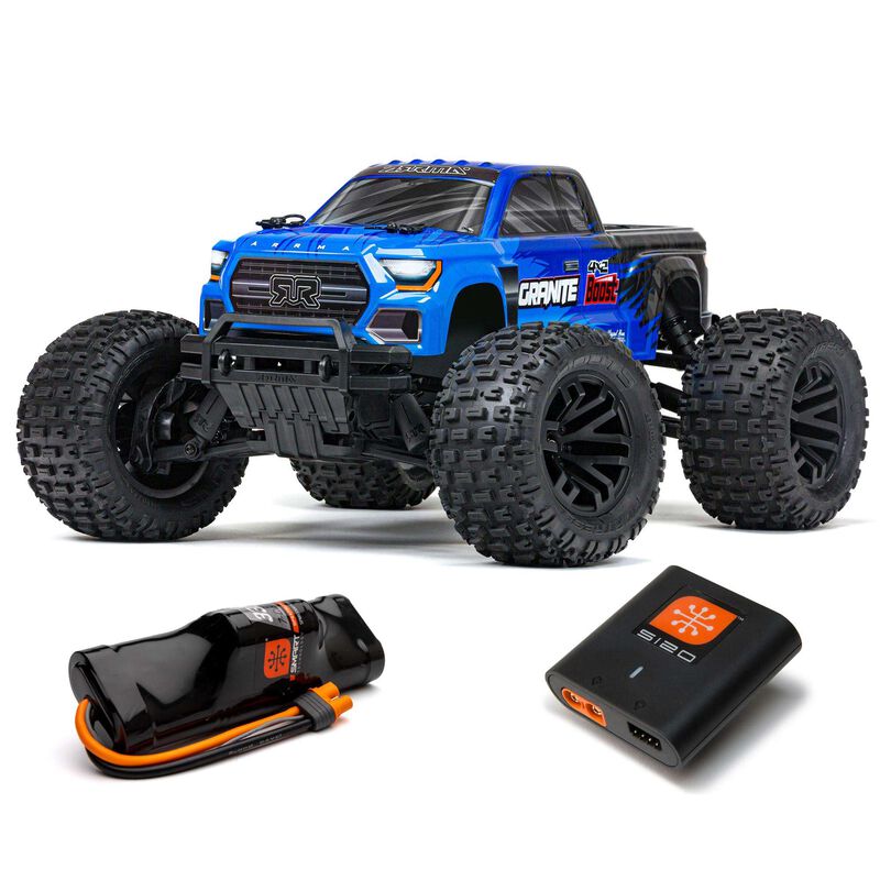 Arrma 1/10 GRANITE 4X2 BOOST MEGA 550 Brushed Monster Truck RTR with Battery & Charger