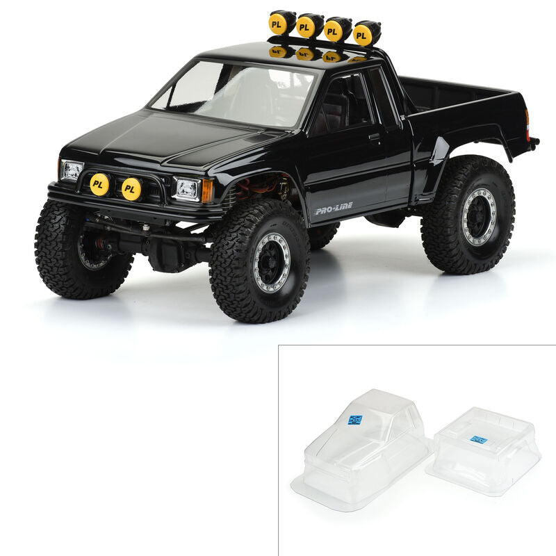 Pro-Line 1/10 1985 Toyota HiLux SR5 Clear Body 12.3" (313mm) Wheelbase Crawlers