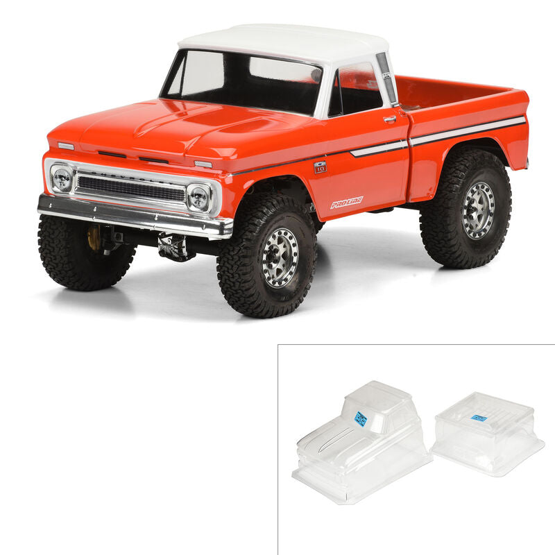 Pro-Line 1/10 1966 Chevrolet C-10 Clear Body 12.3" (313mm) Wheelbase