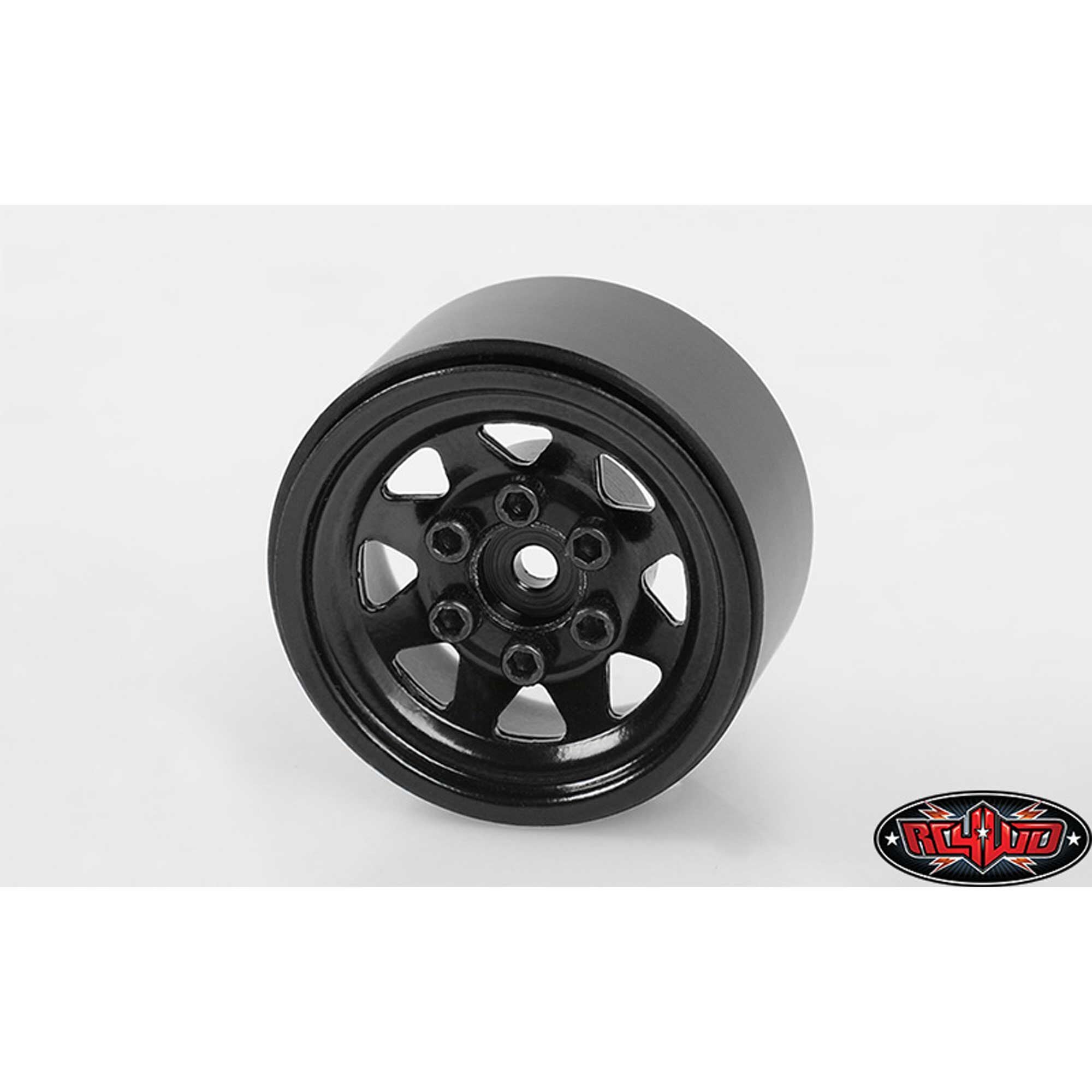 RC4WD Stamped Steel 1.0" Black Stock Beadlock Wheels (4)