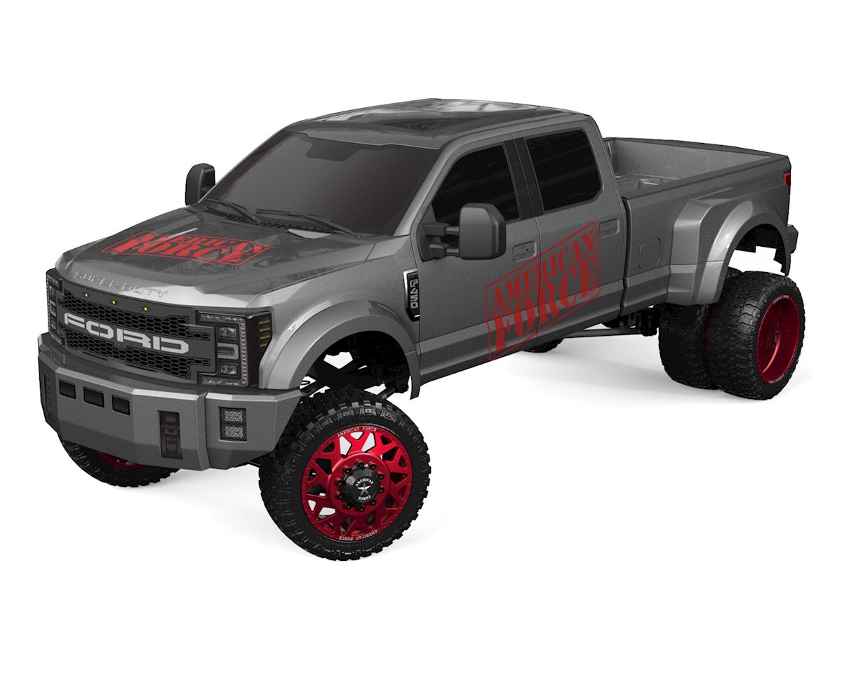 CEN Ford F450 SD 1/10 RTR Custom Dually Truck - Grey Titanium