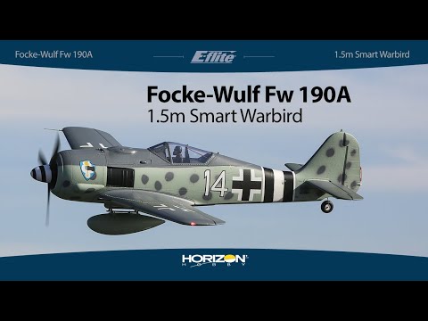 E-flite Focke-Wulf Fw190A 1.5m BNF Basic with Smart