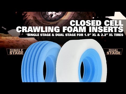 Pro-Line 1/10 Dual Stage Front/Rear 1.9" Rock Crawling Foam (2): XL Tires