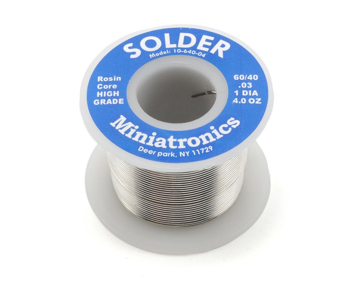 Miniatronics Rosin Core Solder 60/40 (4oz) MNT1064004