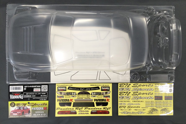 Pandora RC NISSAN SILVIA S13 / BN Sports Clear Drift Body