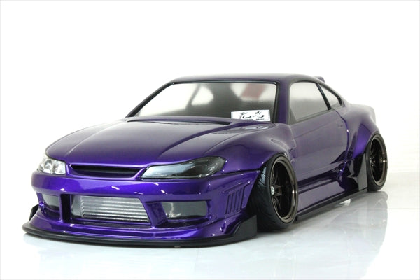 Pandora RC Nissan Silvia S15 Raijin (Thunder God) / ORIGIN Labo. Clear Drift Body