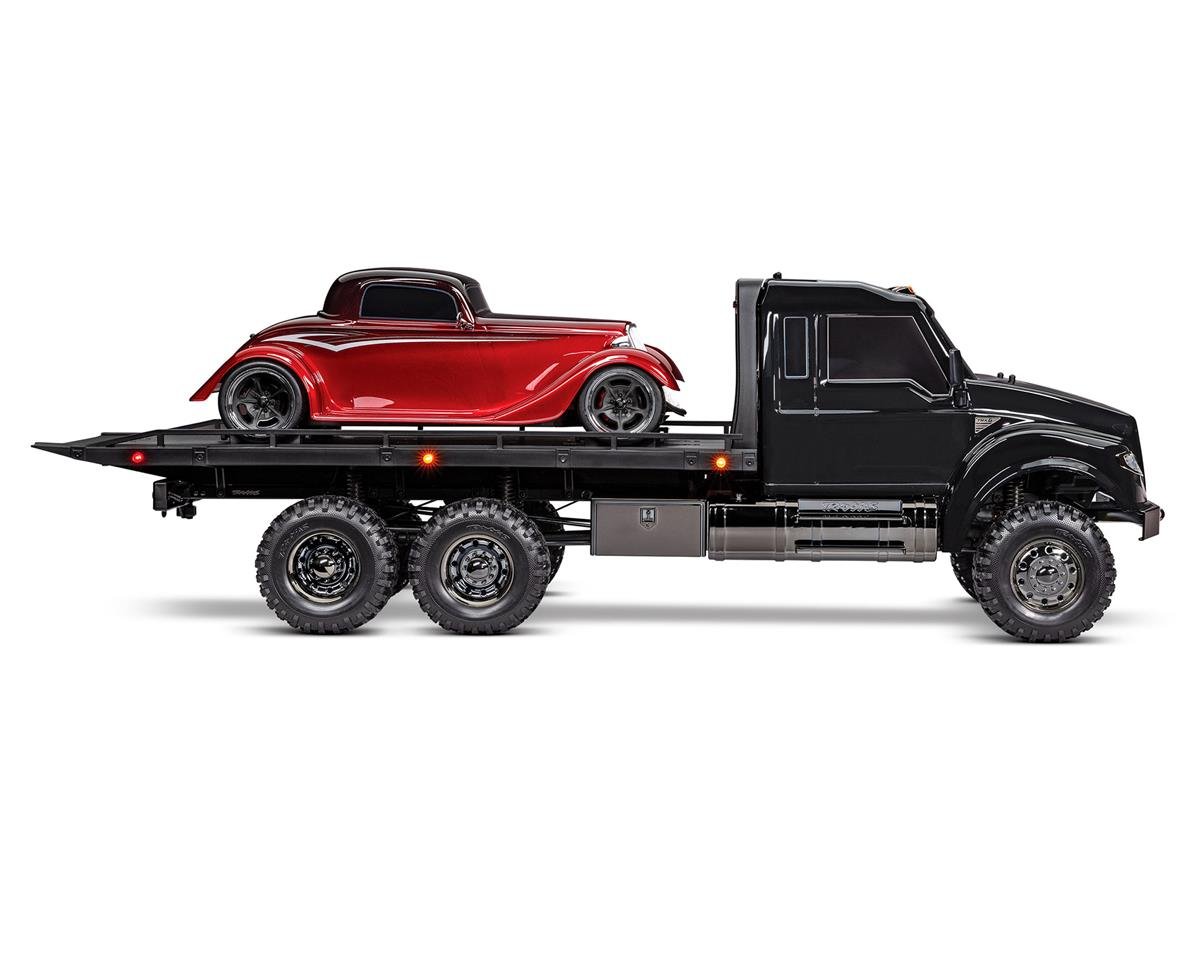 Traxxas TRX-6 RTR 1/10 6x6 Ultimate RC Hauler Flatbed Tow Truck w/ Pro Scale Winch