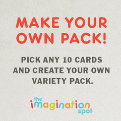 10 Assorted cards pack - The Imagination Spot