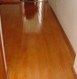 shine laminate after