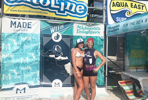 the admirals daughters void live pro am surf contest womens sponsor cool graphic banners made coffee jacksonville beach