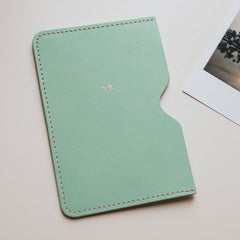 personalised coloured leather passport holder create gift love