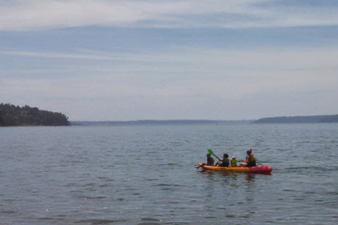 Paddler with Olympic Outdoor Center in Redondo Beach, Washington