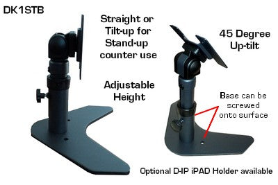 DK1STB Adjustable Monitor Desk Stand VESA - Sit or Standing Position