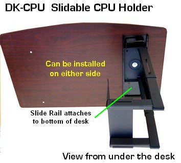 D-CPU-DK Slide in and out CPU Holder Platform for under the desk
