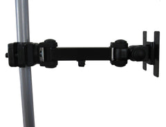 DP55B 12.5 inch Clamp on Pole Monitor Arm VESA