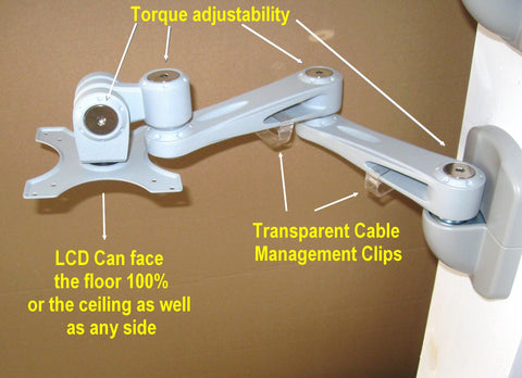 DW170S_VESA-Wall-LCD-Monitor-Arm-17-inch-articulated-foldable