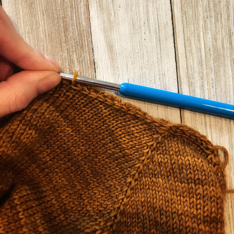 How to Perfect a Neckline when Picking up Stitches