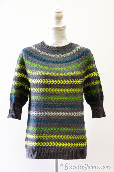 free sweater pattern Seascape