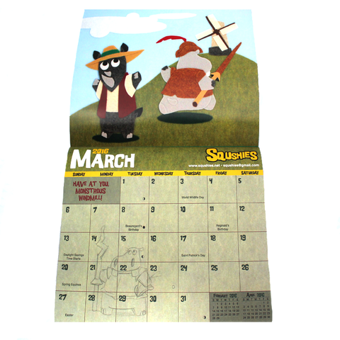 Squshies Calendar- Don Quixote 
