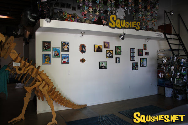 Squshies Ontario Art Walk Gallery Wall