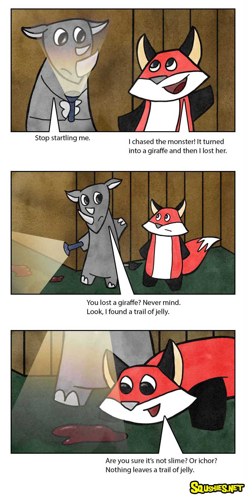 The Adventure Club - Squshies Web Comic - Phantom of the Library - Week 6