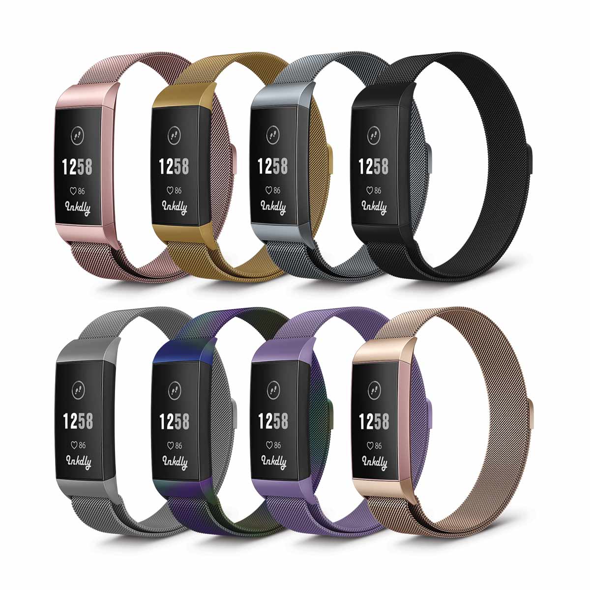 ZWGKKYGYH Bands Compatible with Fitbit Charge 3/Fitbit Charge 3 SE/Fitbit Charge 4 for Men Women 