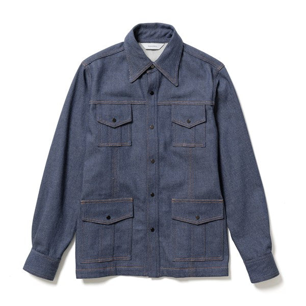 Sasquatchfabrix DENIM BUSH SHIRT JACKET-