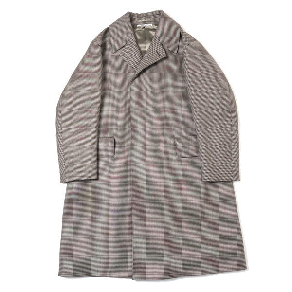 【 大感謝セール】 DOUBLE FACE CHECK LONG COAT A8AC01BN