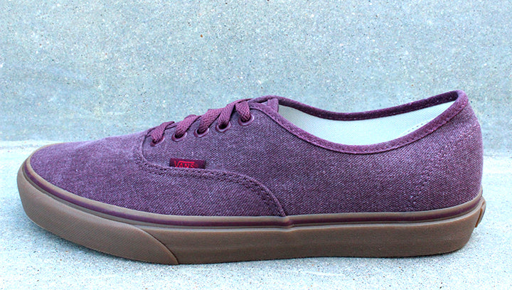 VANS Authentic Washed Canvas Gumsole