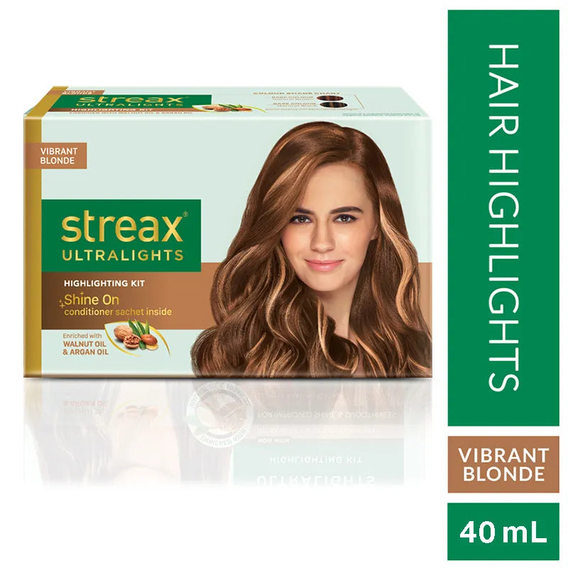 Streax Ultralights Highlighting Kit - Vibrant Blonde (20gm+20ml) –  All_Things_11