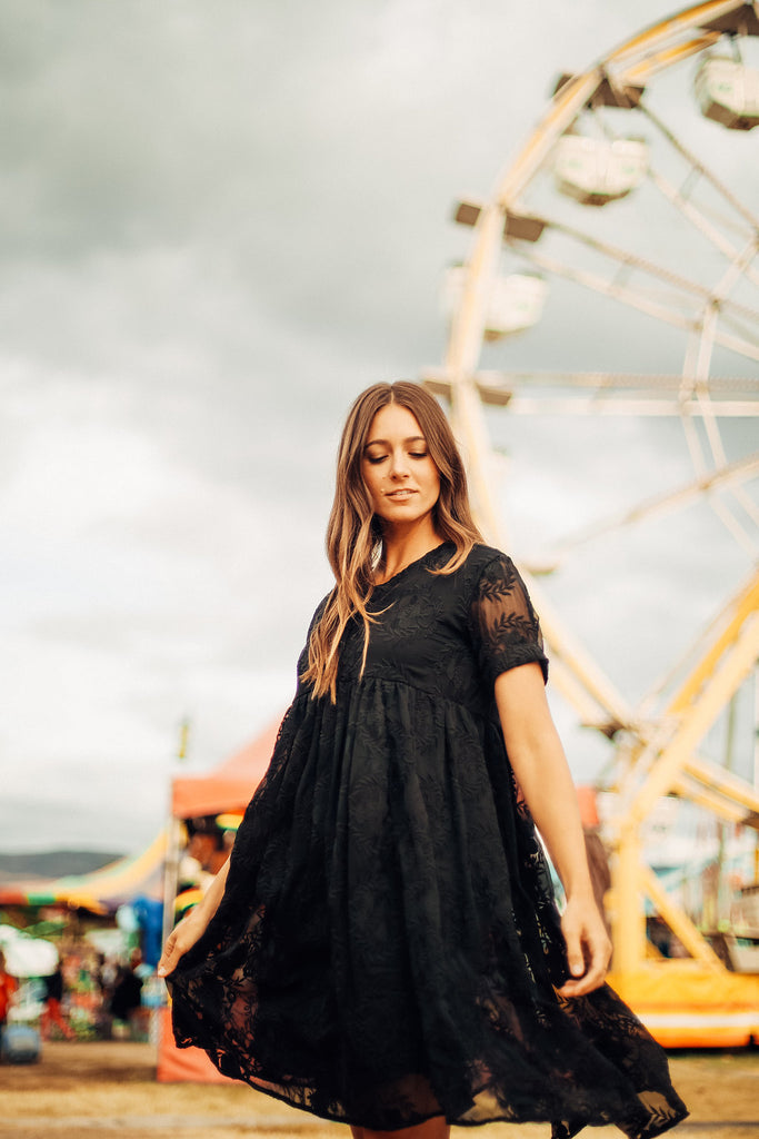 the gorgeous black Ellie dress from Piper & Scoot