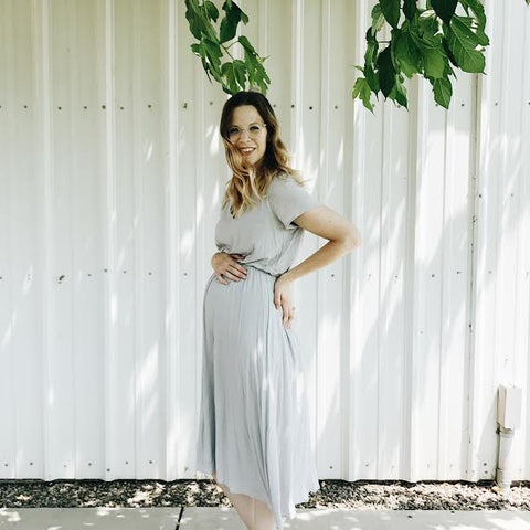 The maternity friendly Derby Dress by Piper & Scoot