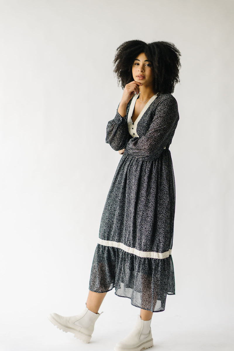 MURRAL ミューラル long stretch lace dress - ロングワンピース