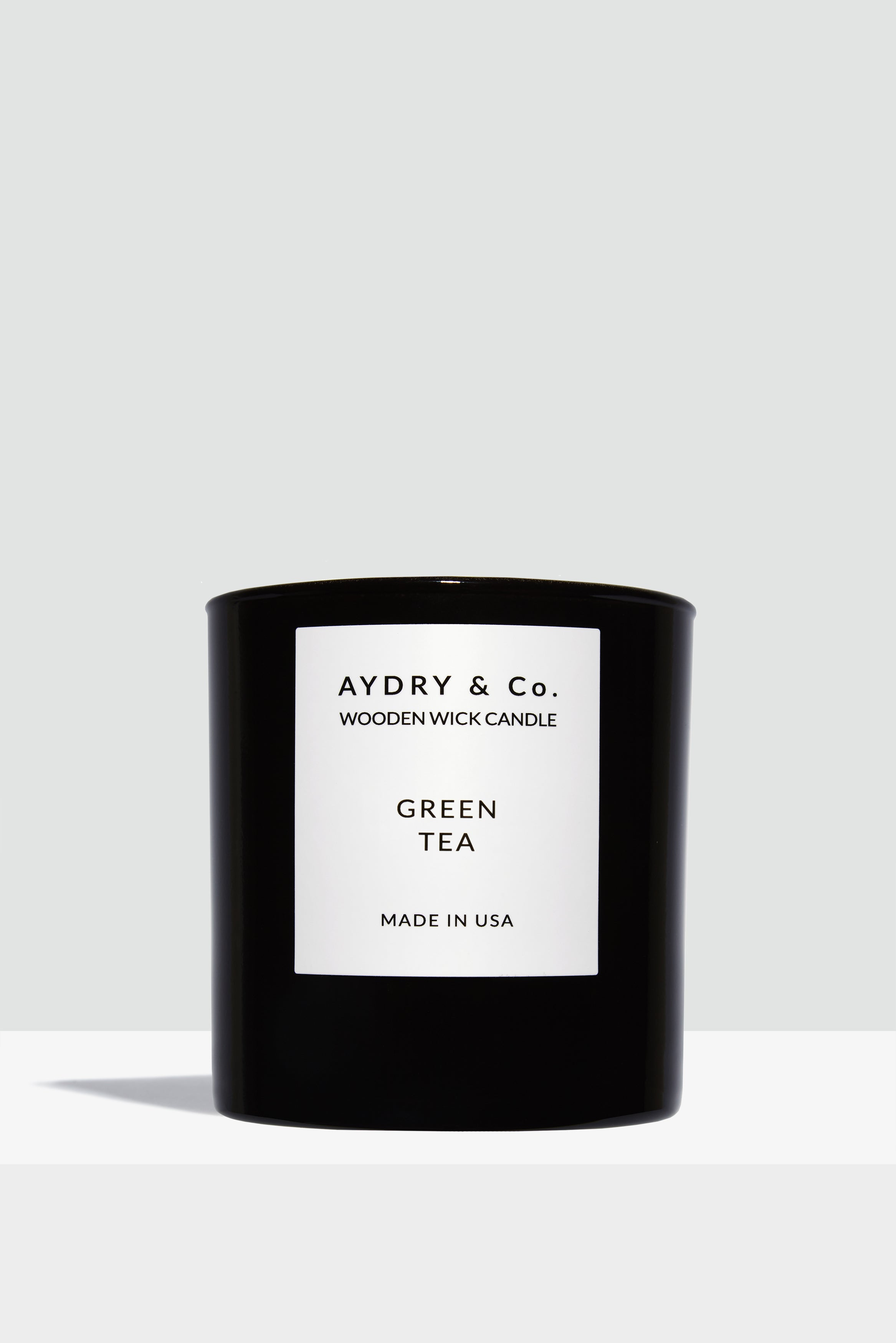 Aydry & Co. - Green Tea Wooden Wick Candle