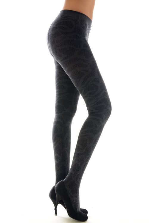 Lady's Symbolist Abstract Design Fashion Tights