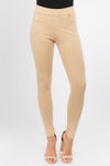 khaki high waisted trouser pants